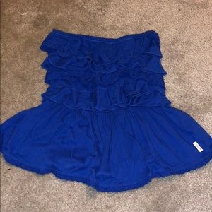 Blue Gilly Hicks Tube Top